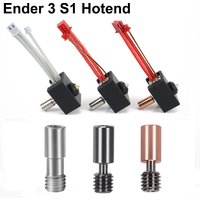 Ender-3 S1 Hotend Kit Bi-Metal Heatbreak 3D Printer Parts Sprite Extruder Ender3 S1 Bimetal Throat for Ender 3 S1 Print Head