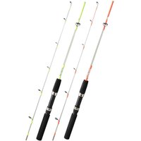 Pesca 1.2m Length Ice Fishing Rod Super Strong 2 Sections Fiberglass Spinning Rod ML Lure Weight Fishing Rod Ice Fishing