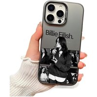 Music Billie Eilish Phone Case Iridescent TPU Soft-Touch Protective Case for iPhone 11 12 13 14 15 16 17 Pro Max