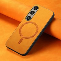 Xperia1 VII 10 V 5V Case Leather Magnet Wireless Charge Back Panel for Sony Xperia 1 VI Case Xperia10 VI 1V 5 1VII Cover
