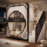 Luxuce Simple Kids Beds Expandable Europe Normal Custom Girls Kids Bed Modern Design Single Lettino Per Bambini Furniture Home