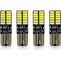 4PCS T10 W5W 168 CANBUS 4014 24SMD LED Turn Signal Brake Reading Lights for Car Signal Lights 6000K 12V