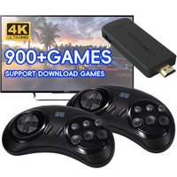 16-bit Wireless Retro Video Game Console For Sega Genesis Game Stick HDMI-compatible 900+Game For SEGA/FC