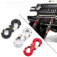 1PCS RC Car Metal Winch S Type Trailer Hook Decoration for Axial SCX10 90046 CC01 TRX4 MST Redcat 1/10 RC Rock Crawler
