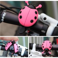 1PC Bicycle Small Bell Cartoon Beetle Ladybug Cycling Bells For Lovely Kids Girls Bike Ride Mini Bell Alarm Bicycle Accessories
