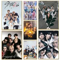Boy Group S-Stray K-Kids-S Poster Wall art print art suitable for living room bedroom bar parlor home decor gift