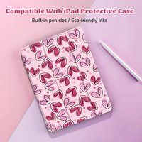 Love Case Compatible With iPad iPad 9.7-Inch (6th/5th Generation, 2018/2017)Mini4/5 ,Air4/5 10.9in,With Pen Holder