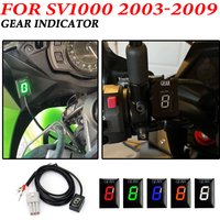 1-6 Gear Indicator for Suzuki SV1000 SV 1000 2003 - 2005 2006 2007 2008 2009 Motorcycle Accessories LED Gear Speed Display Meter