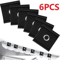 6PCS Practical with Holes Camping Awning Hooks Caravan Camper RV Tent Hangers Sunshade Hook Clips FCLPJ01