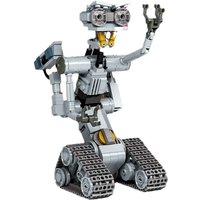 Hot Johnny 5 Robot Building Block Kits Short Open Circuit Classic Movie Number 5 Mech Robot Building Toys Kid Birthday XMAS Gift
