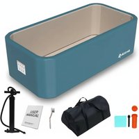 Inflatable Above Ground Pool, Heavy Duty 4-Layer Drop Stitch PVC, Portable Rectangular Pool, Foldable Backyard Swimming Pool