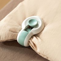 6-Pack No-Slip Blanket Clips - Invisible Bed Sheet Holders for Quilts & Comforters, Needle-Free Safety Fasteners for Mattress