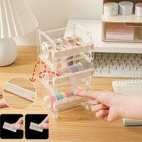 1pc Tape cutter, tape packaging, tape ledger storage box, creative tape storage box, tape office stationery