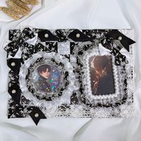 Finished Product Lazy Detachable Ita Bag Accessory Set Lace Anime Style Badge Holder Photo Cards Ita Bag Insert Board