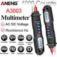 ANENG A3003 Digital Multimeter Pen Type Mini Meter AC/DC Voltage Tester 4000 Counts Non Contact Resistance Hz Capacitance Tools