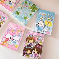 70pcs Japanese Cute Showa Ancient Early Style Memo Book Non Sticky Notebook Material Base Memo Paper Student Office