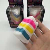 7cm Realistic Cake Squishy, Sensory Squeeze Toy Soft Slow Rising Stress Relief Decompression Toy