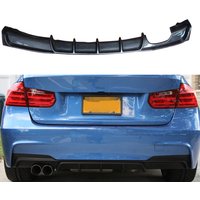 Carbon Fiber Look/Gloss/Matte Black Rear Diffuser Bumper Lip Spoiler For BMW 3 Series F30 F31 M Sport 335i 325I 320i 2012-2018