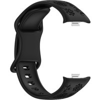 3D Carved Flowers Strap For Xiaomi Mi Smart Band 8 Pro/9 Pro Replacement Sport WristBand For Redmi Watch 4 5 6 Bracelet Correa