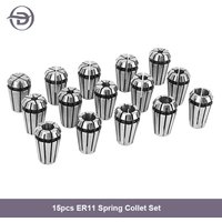 ER11 collet chuck set 13pcs 15pcs ER11 1mm-7mm Spring collet for CNC machining center Engraving Machine Lathe Mill Tool