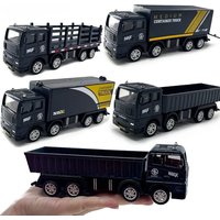 Symulacja transportu kontenerów ciężarówka pojazd towarowy dzieci dzieci wycofać model samochodu zabawki edukacyjne dla chłopca gra prezent