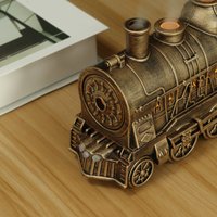 300ML Vintage Steam Train Essential Oil Diffuser with 2-Color LED Light/2 Mist Modes Air Humidifier for Home Decor & Gifts