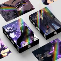 Laser Flash Card, Solo Leveling:Arise Double-sided 30pcs Small Cards, LOMO Card, Anime Peripheral Photo Card, Collection Card
