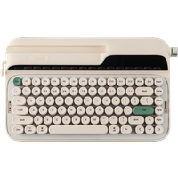 EPOMAKER Glyph 75% ANSI US Layout Wired/2.4Ghz/BT Wireless Typewriter Retro Mechanical Keyboard with TFT Screen & Rotary Knob