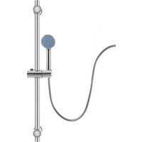 Sus304 Stainless Steel Adjustable Shower Slide Bar Silver Modern Style Hand Hold Shower Rail Slide Bar Adjustable Shower Bar