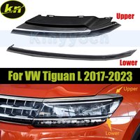 Chrome Car Front Bumper Headlight Trim For Volkswagen VW Tiguan L 2017-2023