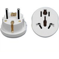 1PCS EU Plug Adapter Universal Input Socket Converter US UK AU CN to European Outlets Adapter Electric Socket Outlet CN to EU
