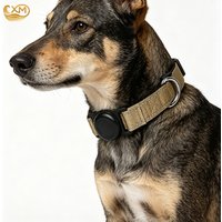 AirTag Dog Collar Holder Reflective Ultra-Durable Comfortable Padded Heavy Duty Dog Collars for Small Medium Large Dogs
