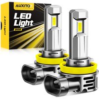 AUXITO 2Pcs Car Headlight Bulbs H11 H8 LED CANBUS HB3 9005 HB4 9006 9012 LED Auto Bulb Headlamp Turbo 6500K Lights 60W 30000LM