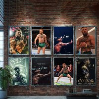 Ufc Conor McGregor Home Wall Decor Dorm Room Bedroom Living Room Decorative Flats Club Decoration Birthday Gift