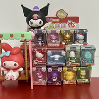 Sanrio Family Rice Grain Doll First Blind Box Hello Kitty Kuromi Mini Collectible Model Dolls Handmade Action Figures Girl Gift