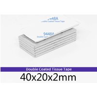 40x20x2 Rectangular Strong Magnet With Self Double-Sided Tape 40*20*2 Block Magnets 40x20x2mm For Home Refrigerators,Offices DIY