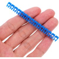 150Pcs Numeric Cable Markers Bright Colored Wire Label Tubes for Efficient Cord Sorting Clip-on Cable Markers Wire