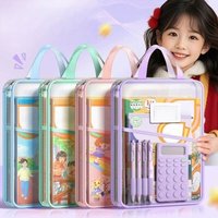 New Mesh Stationery Storage Bag A4 Size 3 Layers Pocket File Organizer Zipper Closure Large Capacity Test Paper Bags Office Use
