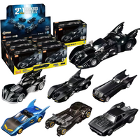 Blokees Original DC Heroes Batman Building Blocks DIY Assemble Batmobile Classic Vehicle Model Collectible Display Toy Fans Gift