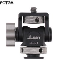 FOTGA JL-21 DSLR Camera Monitor Mount Adapter for Nikon Canon Sony 360 Adjustable Monitor Adapter Accessories Photo Studio kits