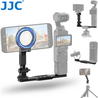 JJC Magsafe Phone Holder for DJI Osmo Pocket 4 3 Mount Expansion Accessories w 1/4" Thread Hole Used with Tripod Extension Rod