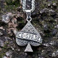 NEW Men's 316L stainless-steel Poker A letter Pendant Necklace fashion punk Jewelry Gift free shipping