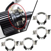4x H7 Led Headlight Bulb Base Holder Adapter Socket Retainer For VW MK6 Jetta Magotan Bora
