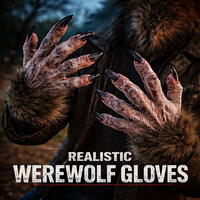 Horror Zombie Monster Gloves Fake Claw Hands Halloween Costume Props For Cosplay Party Stage Performance Haunted House