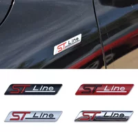 STline letter car stickers for Ford Reiz focus modified accessories car logo metal st line side body fender decorative decals