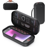 Compatible with Switch 2 Hard Shell Travel Protective Case, Portable Hard Shell Storage Bag, PU Material, 2 Colors Available