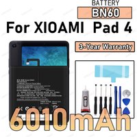 100% New Zero Cycle BN60 Battery For XIAOMI Pad 4 Phone Replacement Bateria +Free Tools