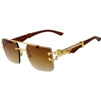 Blue Square Sunglass Men Vacation 2025 Sunglasses Women Trendy Vintage Fashion Glasses Gafas De Sol Hombre Lunette Soleil Femme