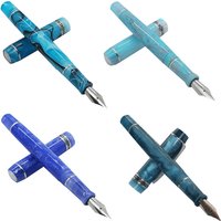 New Colorful Kaigelu 316 Fountain Pens EF F M Nib Silver Clip Adult Student Calligraphy Ink Pen Office Business Writing