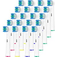 4/8/12/16/20Pcs Replacement Toothbrush Heads Compatible with Oral-B Braun Professional Electric Toothbrush Heads Brush Heads